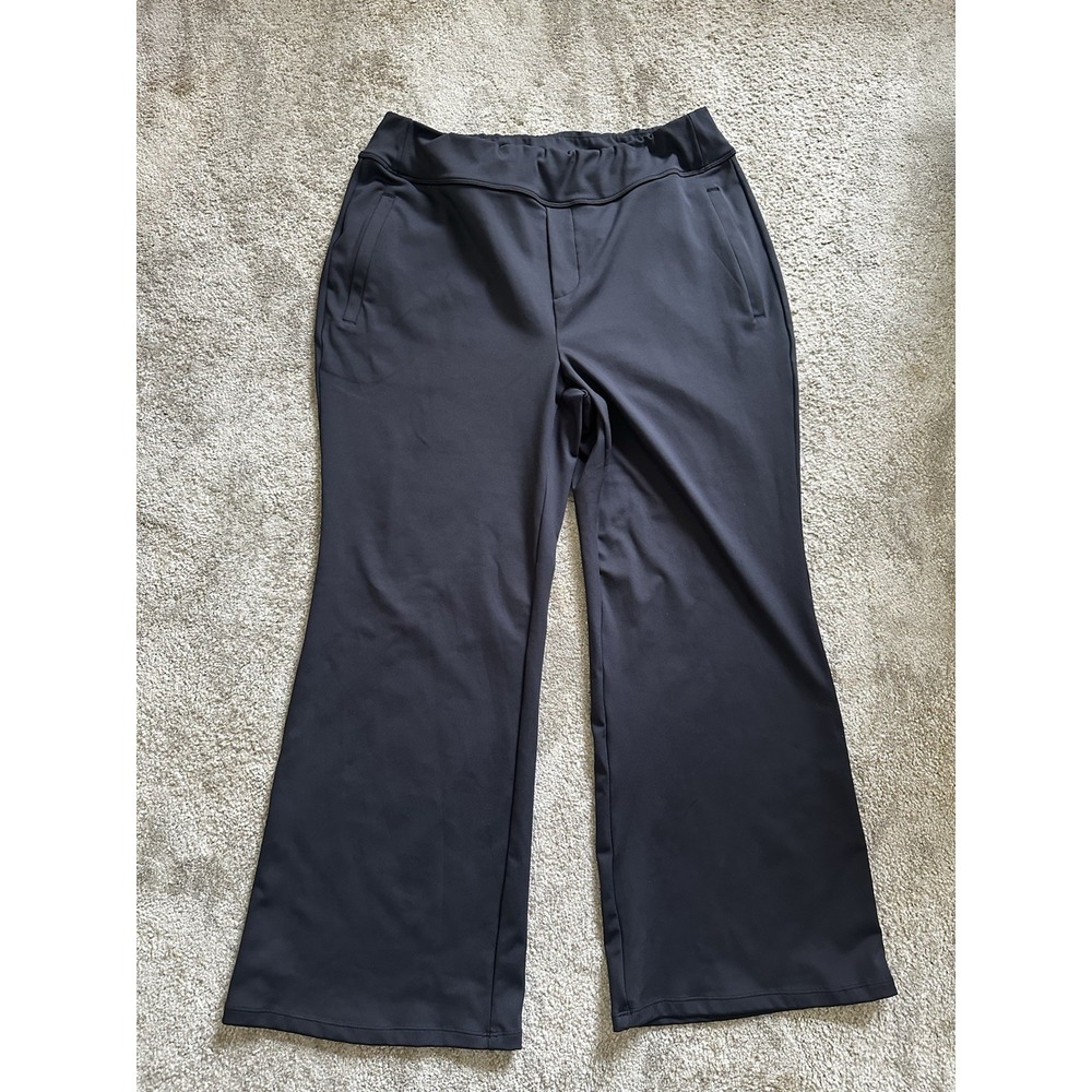 Halara Stretch High Waist Wide Leg On Black Pants